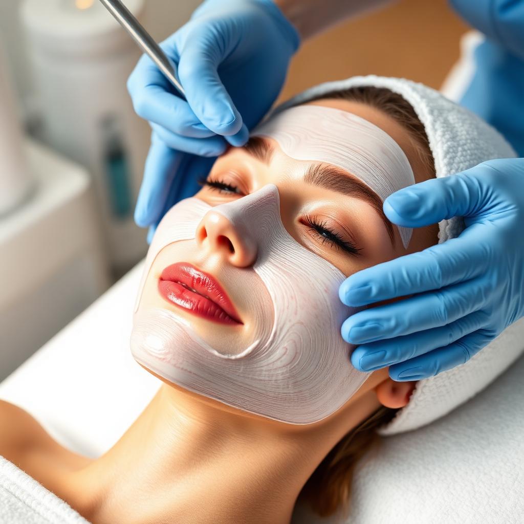 Tratamento facial nutritivo